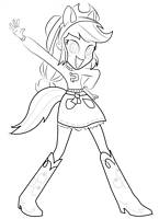 kolorowanki Equestria Girls numer  4